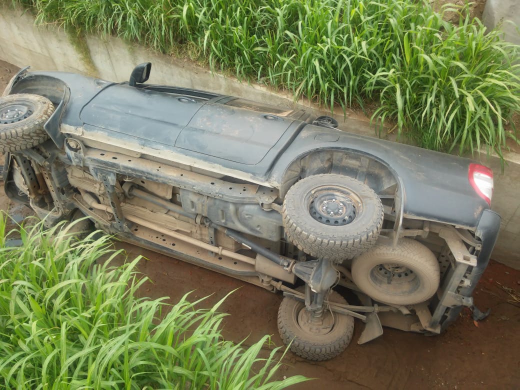 Accidente.Vuelco