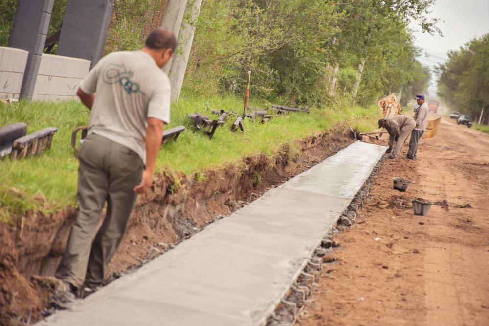 Cordon cuneta Parque industrial