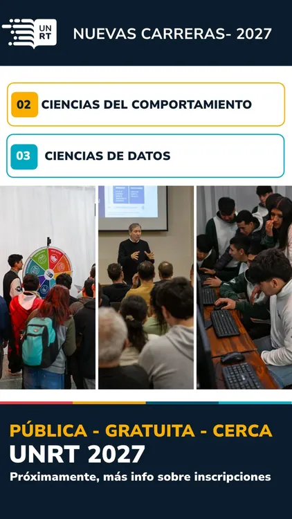 UNRT NUEVAS CARRERAS